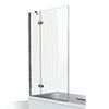 KUDOS Inspire 6mm Two Panel Out-Swing Bathscreen profile small image view 1 