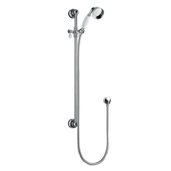 Traditional Shower Slide Rail Kit Chrome ITY310 at Victorian
