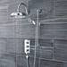 Nuie Edwardian Triple Concealed Thermostatic Shower Valve with Rectangular Plate - ITY315 profile small image view 2 