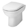 Nuie Ivo Comfort Height Back to Wall Pan + Soft Close Seat profile small image view 1 