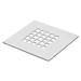 Imperia 800 x 800mm White Slate Effect Square Shower Tray + White Waste profile small image view 2 