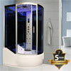 Insignia - 1700mm Steam Shower Cabin with Mirrored Backwalls - INS8059 profile small image view 1 