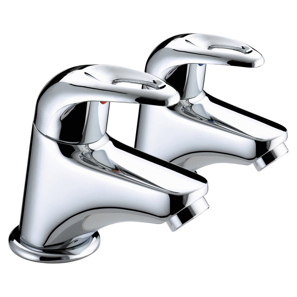 Bristan Java Contemporary Bath Taps Chrome J3/4C at Victorian Plumbing UK