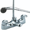 Bristan Java Contemporary Deck Mounted Bath Shower Mixer - Chrome - J-BSM-C profile small image view 1 