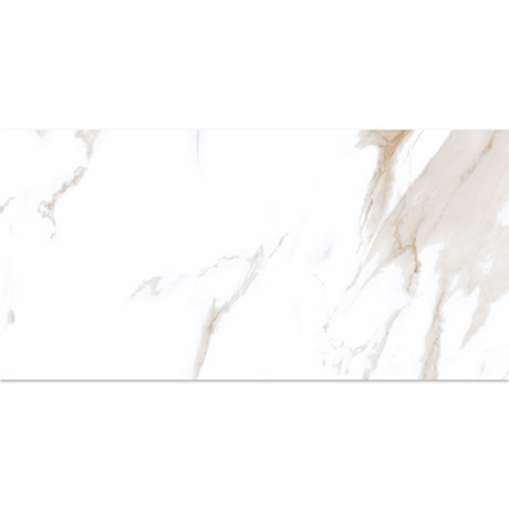 Jardine Gloss Gold Marble Effect Wall & Floor Tiles - 300 x 600mm