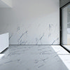 Jardine Gloss Blue Marble Effect Floor Tiles - 600 x 600mm Small Image