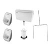 RAK Exposed Urinal Pack with 2 Series 600 Urinal Bowls profile small image view 1 