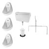 RAK Concealed Urinal Pack with 3 Jazira Urinal Bowls profile small image view 1 