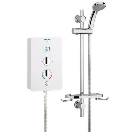 Bristan Joy Electric Shower 9.5KW | White | Victorian Plumbing.co.uk