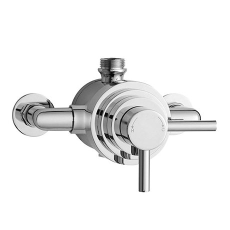 Series F II Dual Exposed Thermostatic Shower Valve - Chrome - JTY026