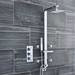 Ultra Series L Triple Concealed Thermostatic Shower Valve - Chrome - JTY303 profile small image view 2 