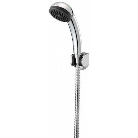 Contemporary Thermostatic Shower Bar Valve with Shower Kit - Chrome at ...