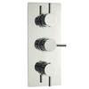 Nuie Quest Triple Concealed Thermostatic Shower Valve - Chrome - JTY314 profile small image view 1 