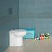 RAK Junior Back to Wall Pan + Urea Toilet Seat profile small image view 2 