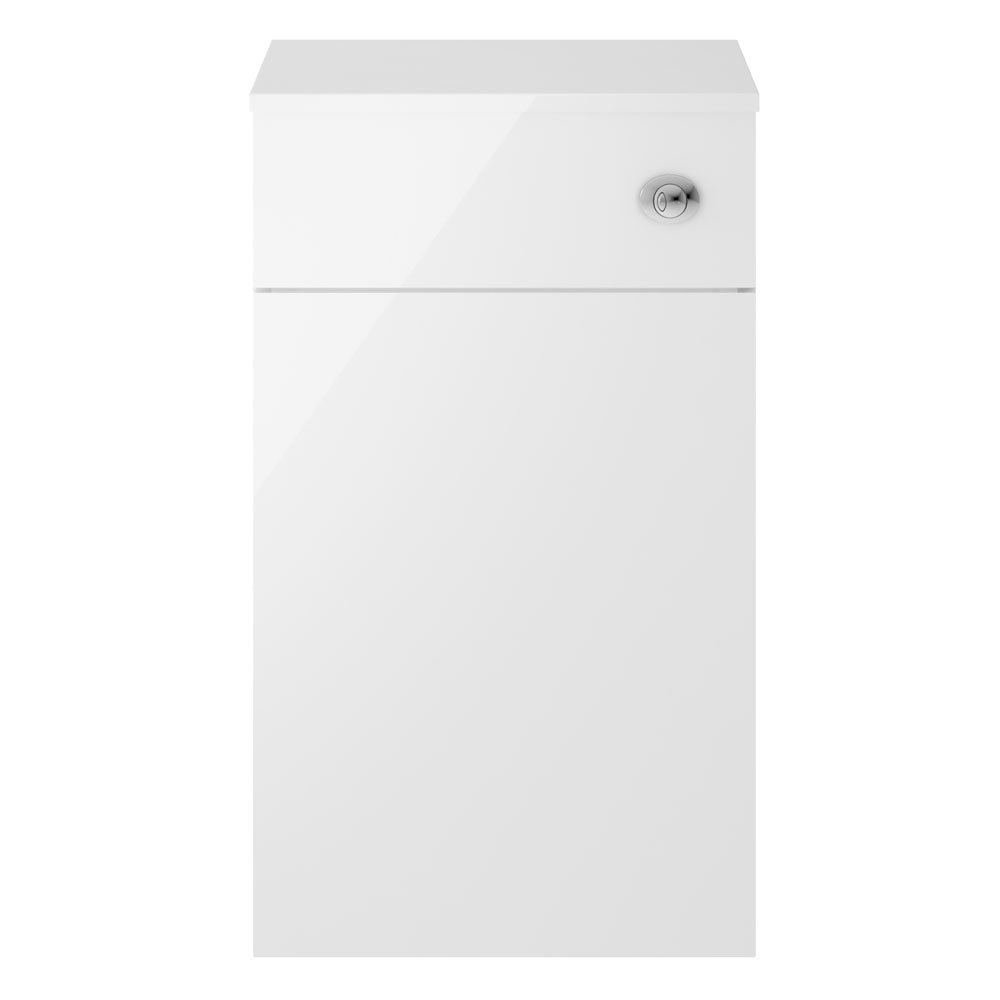 Milan Juno 500 x 253mm Gloss White WC Unit with Cistern (Excludes Pan)