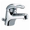 Bristan Java Contemporary Basin Mixer with Side Action Pop-up Waste - Chrome - J-BASSW-C profile small image view 1 