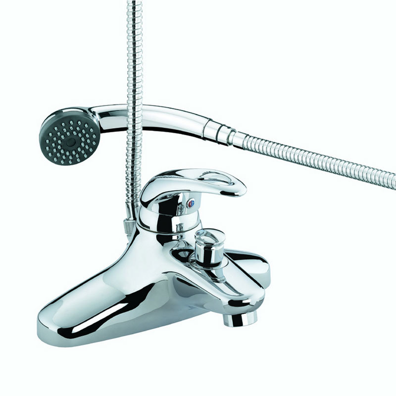 Bristan Java Contemporary Single Lever Deck Mounted Bath Shower Mixer