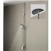 Bristan Jute Mini Twinline Thermostatic Shower Valve + Adjustable Riser (ceiling fed) profile small image view 1 