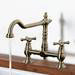 Bristan - Colonial Bridge Kitchen Sink Mixer - Antique Bronze - K-BRSNK-ABRZ profile small image view 2 