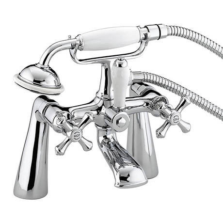 Bristan - Colonial Bath Shower Mixer - Chrome Plated - K-BSM-C
