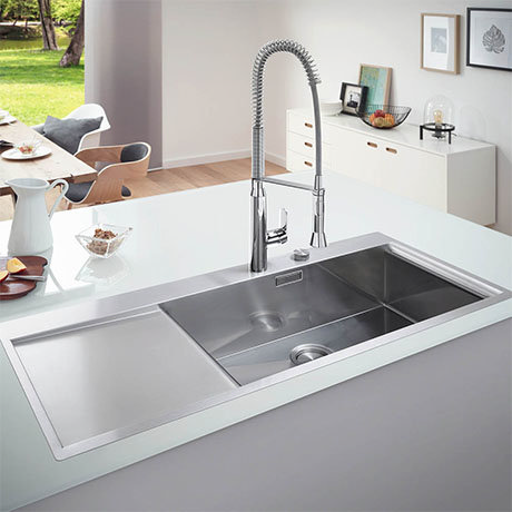 Grohe K1000 1.0 Bowl Stainless Steel Kitchen Sink