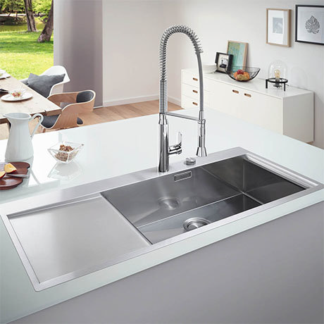 Grohe K1000 1 0 Bowl Stainless Steel Kitchen Sink