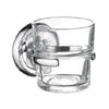 Smedbo Villa Glass Tumbler & Holder - Polished Chrome - K243 profile small image view 1 
