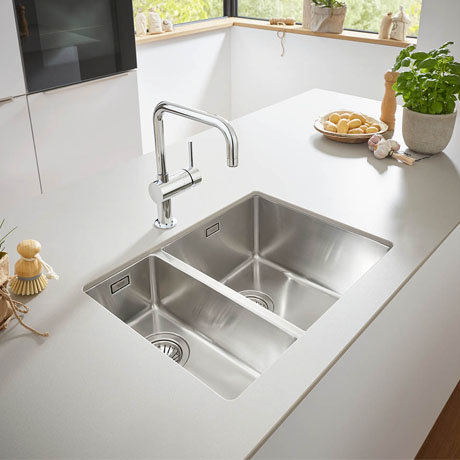 Grohe K700 1 5 Bowl Undermount Stainless Steel Kitchen Sink