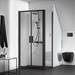 Ideal Standard Silk Black Connect 2 Sliding Shower Door profile small image view 2 