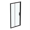 Ideal Standard Silk Black Connect 2 Sliding Shower Door profile small image view 1 
