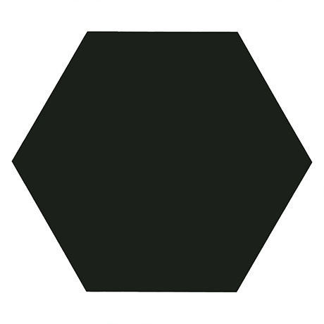 Kai Black Hexagon Wall and Floor Tiles - 258 x 290mm
