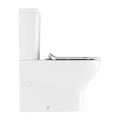 Crosswater Kai Compact Close Coupled Toilet + Soft Close Thin Seat