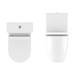 Crosswater Kai X Compact Close Coupled Toilet + Soft Close Thin Seat profile small image view 2 