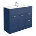 Keswick Blue 1015mm Sink Vanity Unit + Toilet Package profile small image view 2 