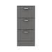 Keswick Grey 350mm Traditional 3 Drawer Storage Unit profile small image view 2 