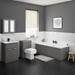 Keswick Grey 500mm Traditional Toilet Unit with Concealed Cistern profile small image view 2 