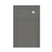 Keswick Grey 500mm Traditional Toilet Unit with Concealed Cistern profile small image view 3 