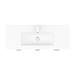 Keswick White 1015mm Traditional Floorstanding Vanity Unit profile small image view 6 