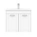 Keswick White 620mm Traditional Wall Hung 2 Door Vanity Unit profile small image view 4 
