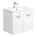 Keswick White Wall Hung 2-Door Vanity Unit + Toilet Package profile small image view 2 