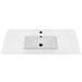 Keswick White 1015mm Sink Vanity Unit + Toilet Package profile small image view 3 