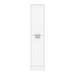 Keswick White 1400mm Traditional Floorstanding Tall Storage Unit profile small image view 3 