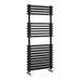 Keswick 500 x 1140 Cast Iron Style Traditional 2 Column Anthracite Towel Rail profile small image view 2 