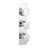 Crosswater Zero 2 Triple Concealed Thermostatic Shower Valve - ZR02_2000RC profile small image view 1 