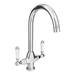 Dual-Lever Traditional Kitchen Tap profile small image view 2 