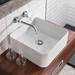 Crosswater - Kai Lever Wall Mounted 2 Hole Set Basin Mixer - KL120WNC profile small image view 2 