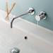 Crosswater - Kai Lever Wall Mounted 2 Hole Set Basin Mixer - KL120WNC profile small image view 3 