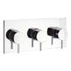 Crosswater - Kai Lever Triple Concealed Thermostatic Shower Valve - KL2001RC profile small image view 1 