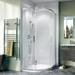 Crosswater 800 x 800mm Kai 6 Quadrant Double Door Shower Enclosure - KLQDS0800 profile small image view 2 