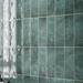 Kenley Green Gloss Chevron Effect Wall Tiles - 100 x 300mm  Standard Small Image
